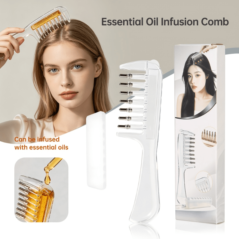 Growth Factor Serum - Przezroczysty grzebień do włosów z aplikatorem