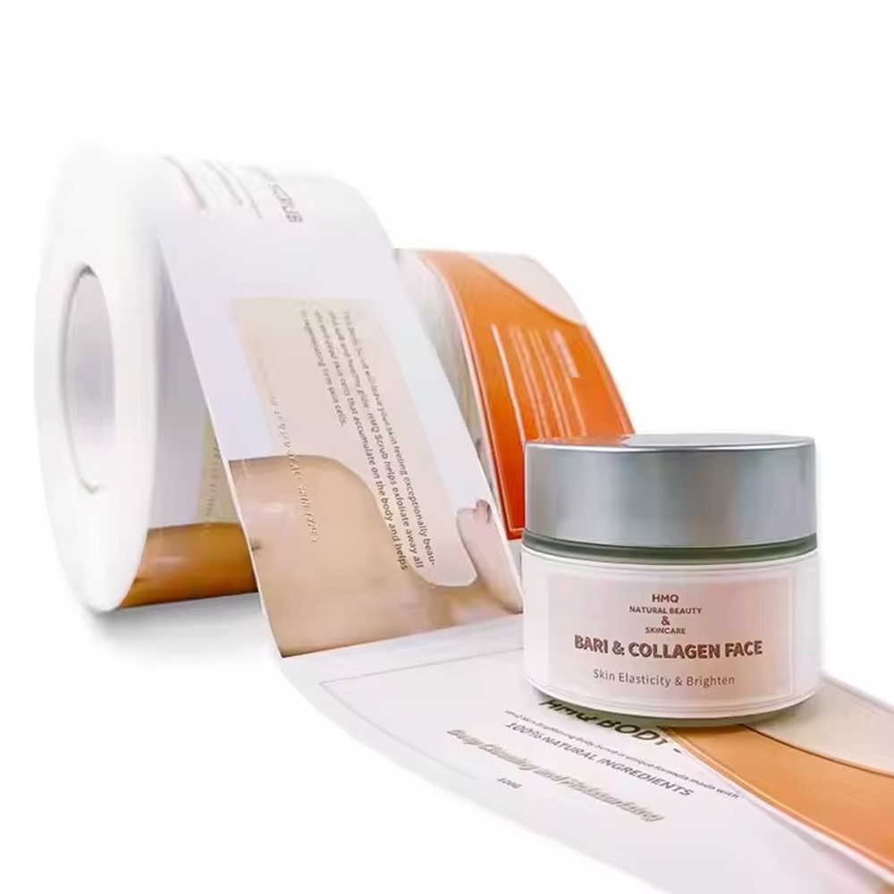 Luxury Skincare Labels - Niestandardowe luksusowe etykiety winylowe｜Wodoodporne nadruki logo｜Naklejki