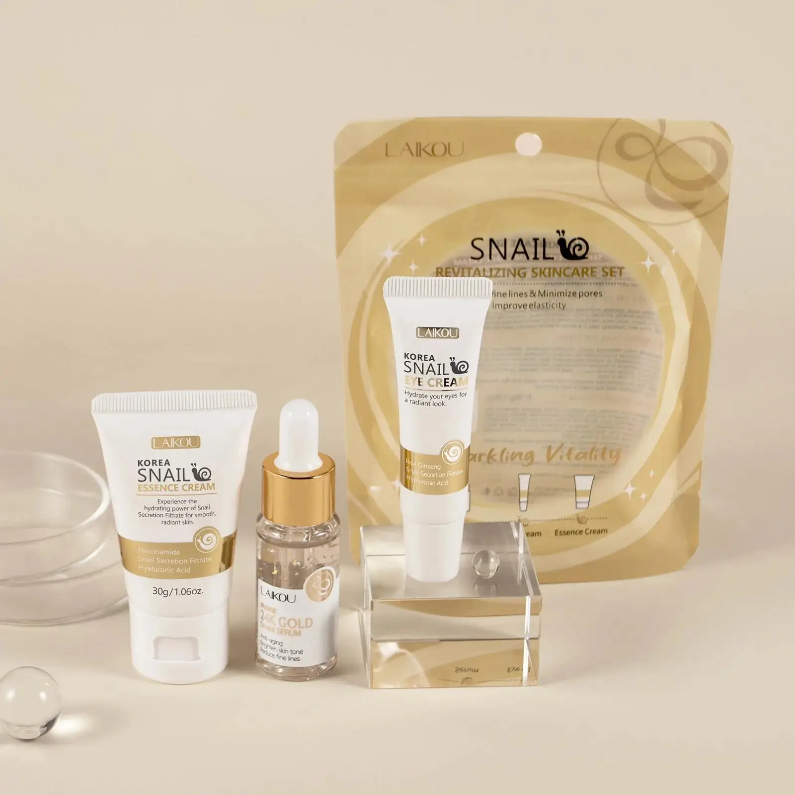 Zestaw serum, kremu pod oczy i – Luxury Skincare Lines recenzja i cena